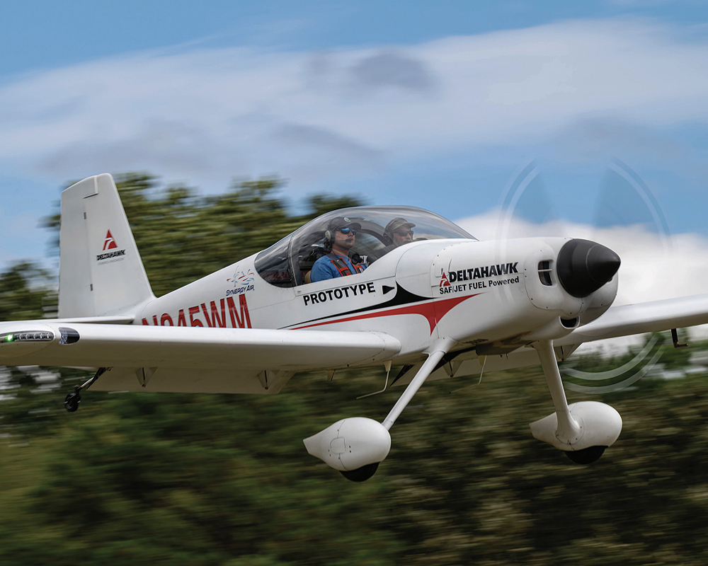 Van's RV-14 prototype powered by DeltaHawk